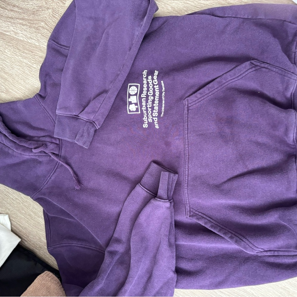 Purple Hoodie with Front Logo